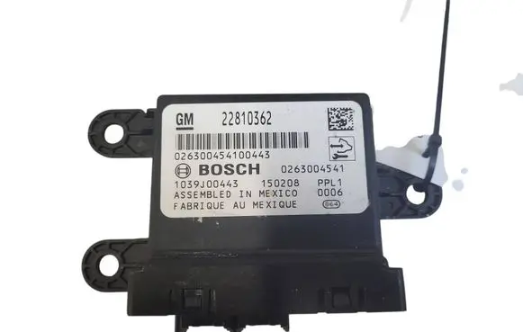 Opel Astra J Parking PDC control unit/module 22810362 026300454100443