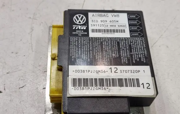Volkswagen PASSAT B6 Airbag control unit/module 3C0909605M