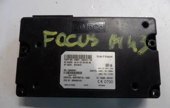 Ford B-MAX Bluetooth control unit module AM5T14D212CD 1422ASG1G1 B014673