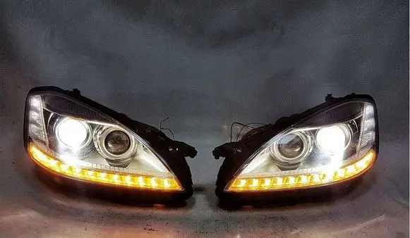 Mercedes-Benz S W221 Headlights/headlamps set A2218205039 A2218204939 03012522845