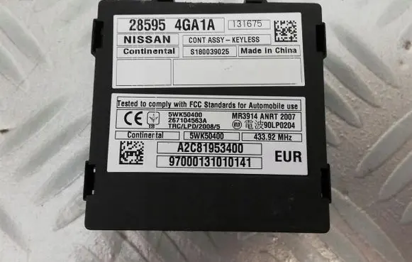 Infiniti Q50 Other control units/modules 285954GA1A