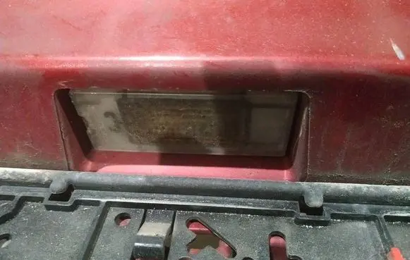 Renault Clio III Number plate light 