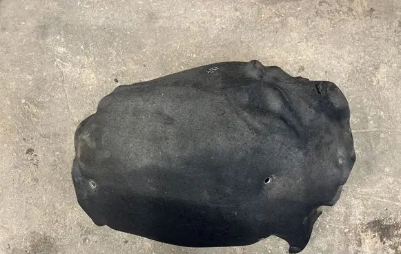 Heat shield in engine bay