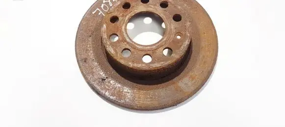 Volkswagen Caddy Rear brake disc neventiliuojamas