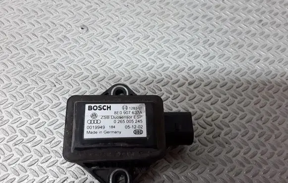 Audi A4 S4 B6 8E 8H ESP acceleration yaw rate sensor 0265005245 8E0907637A
