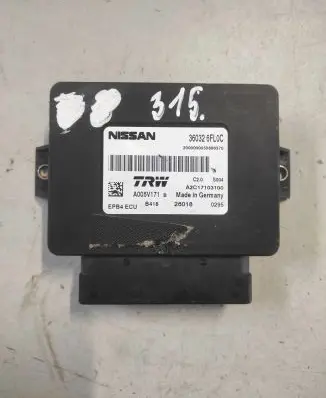 Nissan Qashqai Hand brake control module 360326FL0C A005V171 A2C17103100