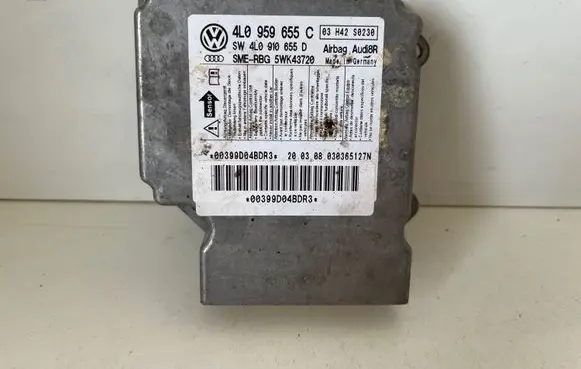 Audi Q7 4L Airbag control unit/module 4L0910655D 5WK43720 4L0959655C