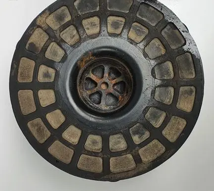 Opel Astra H Rear coil spring rubber mount 90538498