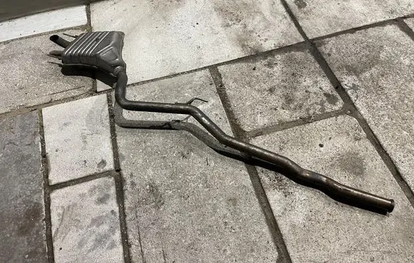Mercedes-Benz S W221 Muffler/silencer A2214913400