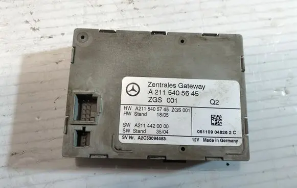 Mercedes-Benz E W211 Gateway control module A2115405645 A2115405745