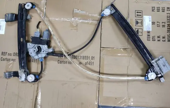 Peugeot 308cc Rear door window regulator with motor 9681903480 0130822386