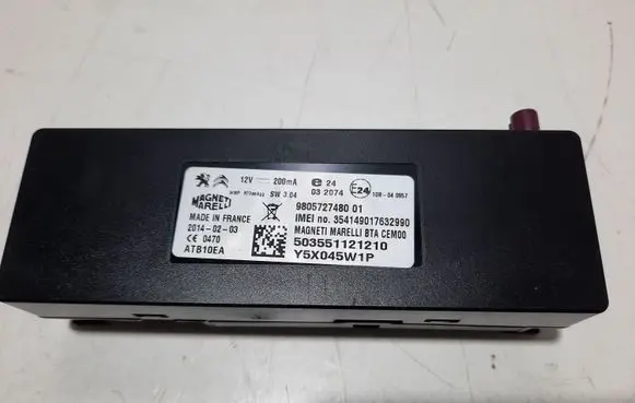 Citroen C4 Grand Picasso Antenna control unit 9805727480