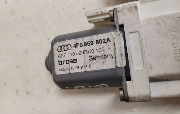 Audi A6 S6 C6 4F Rear door window regulator motor 4F0959802A 1101997000105
