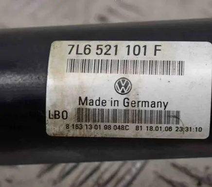 Audi Q7 4L Front prop shaft 7L6521101F