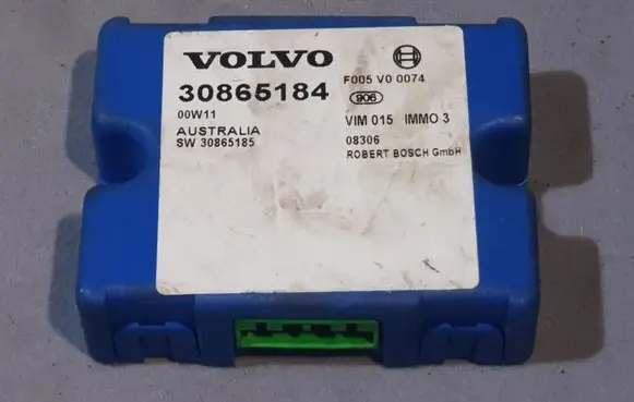 Volvo S40, V40 Immobilizer control unit/module AV01038