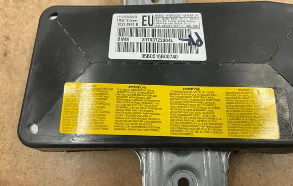 BMW 3 E46 Front door airbag 72127037229 7037229