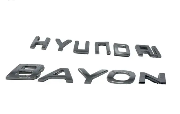Hyundai Bayon Manufacturers badge/model letters 