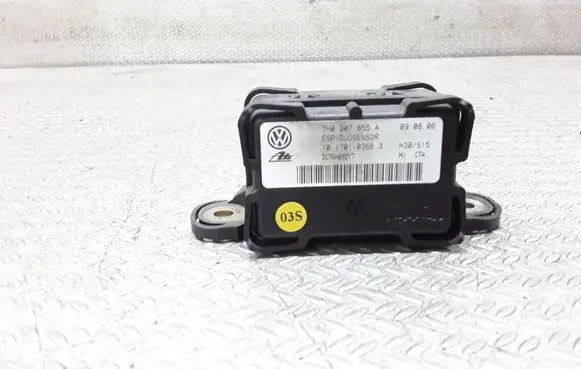 Skoda Octavia Mk2 (1Z) ESP acceleration yaw rate sensor 7H0907655A