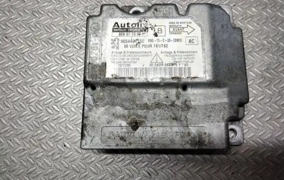 Peugeot 307 Airbag control unit/module 9654491180
