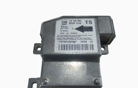 Opel Combo C Airbag control unit/module 13143352