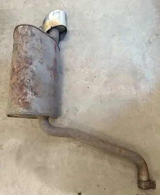 Jaguar XF X250 Muffler/silencer CX235230CA