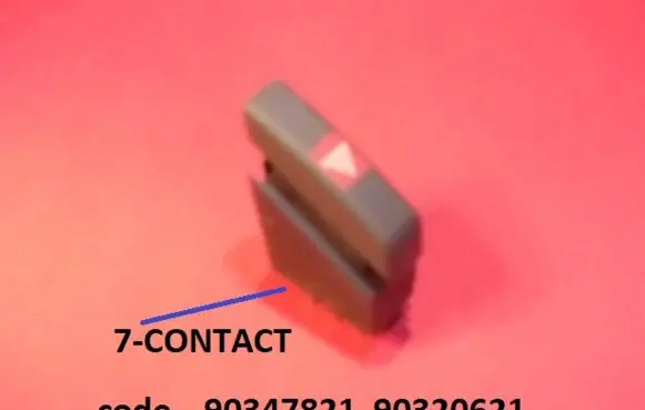 Opel Astra F Hazard light switch 90347821 90320621