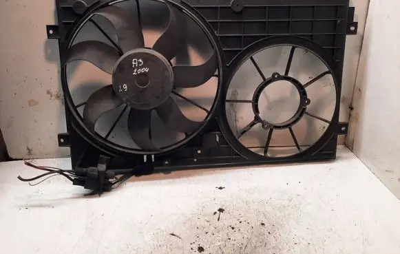 Audi A3 S3 8P Radiator cooling fan shroud 1K0121207T PA6GF30 1355D300190
