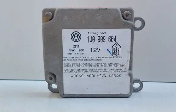 Volkswagen PASSAT B5 Airbag control unit/module 1J0909604