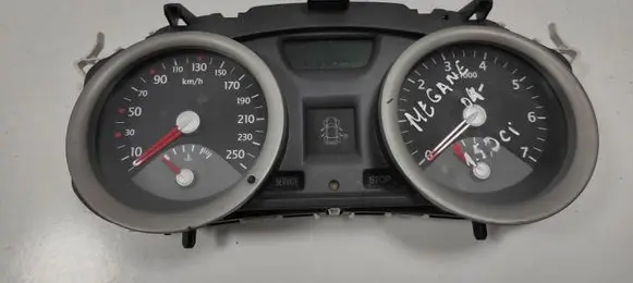 Renault Megane II Speedometer (instrument cluster) 35110419 8200364007 PA2RPF148115AL