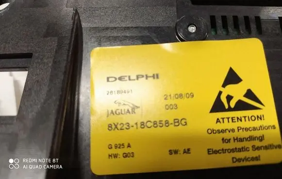 Jaguar XF Climate control unit 8X2318C858BG