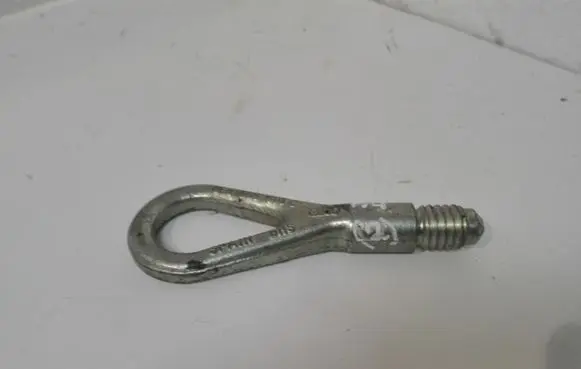 Towing hook eye