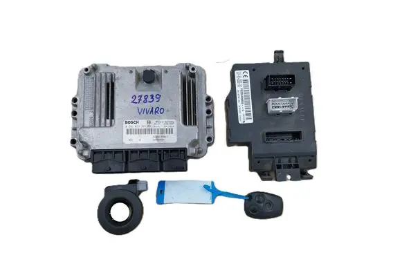 Opel Vivaro Engine ECU kit and lock set 8200635663 8200695639
