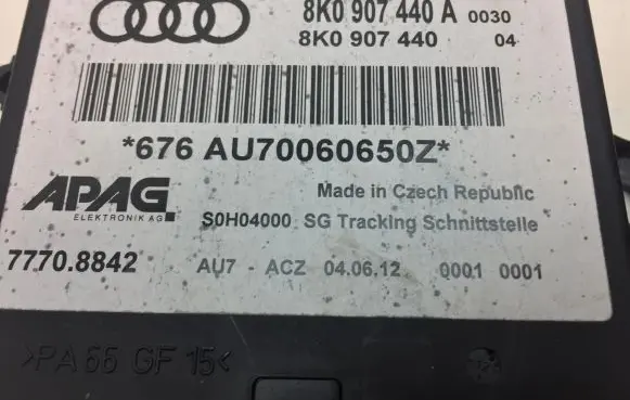 Audi A1 Other control units/modules 8K0907440A