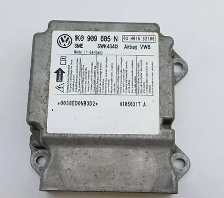 Volkswagen Golf Plus Airbag control unit/module 1K0909605N
