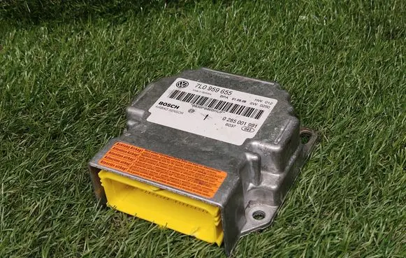 Volkswagen Touareg I Airbag control unit/module 7L0959655 0285001991