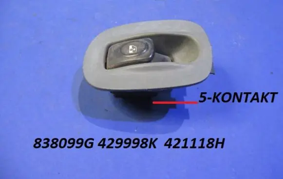 Renault Megane I Electric window control switch 838099G 429998K