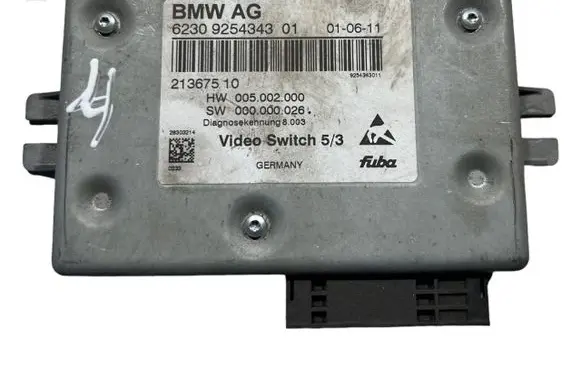 BMW 7 F01 F02 F03 F04 Video control module 9254343 62309254343