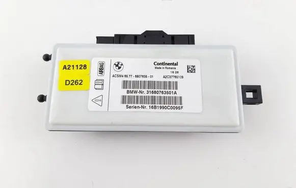 BMW X5 F15 Airbag control unit/module 6807635 65776807635 31680763501A