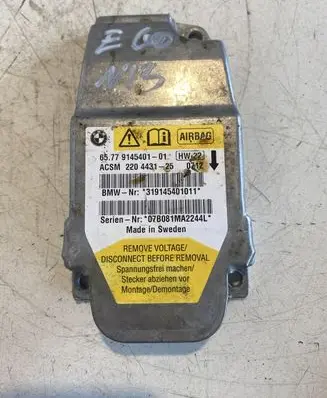 BMW 5 E60 E61 Airbag control unit/module 9145401 220443125