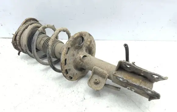 Front shock absorber with coil spring