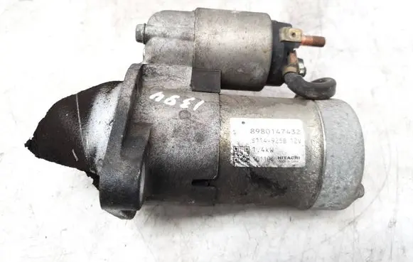 Opel Astra J Starter motor 8980147432 101104 S114925B