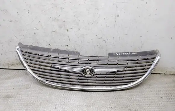 Chrysler Voyager Front bumper upper radiator grill 4857522AA