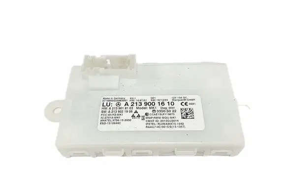 Mercedes-Benz E AMG W213 Keyless (KESSY) go control unit/module A2139001610