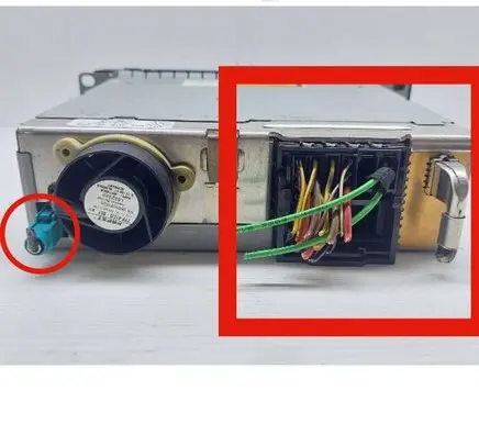 BMW 5 E60 E61 Sound system wiring loom 12417672 6983843