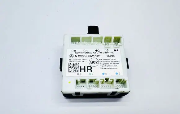 Mercedes-Benz S W222 Door control unit/module A2229002112 A2229025411 A2229015903