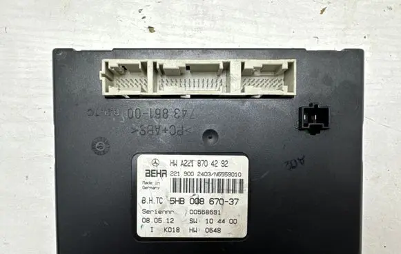 Mercedes-Benz S W221 Climate control unit A2218704292 2219002403 5HB00867037