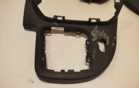 Renault Kangoo II Gear shifter surround trim plastic 969334727R 969335341R