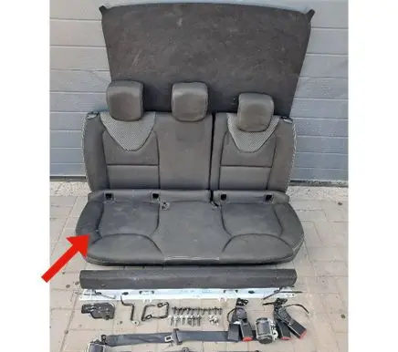 Renault Clio IV Second row seats
