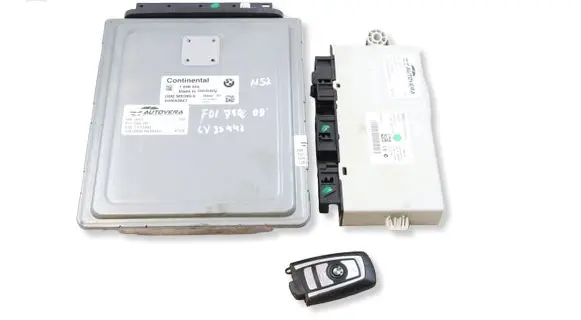 BMW 7 F01 F02 F03 F04 Engine ECU kit and lock set 7598345 12147598345 9209654