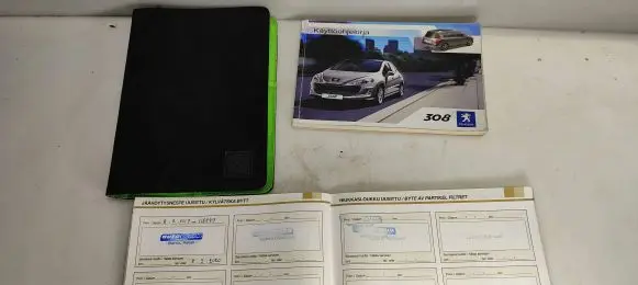Peugeot 308 Owners service history hand book 